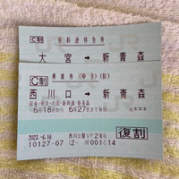 後日、大宮から新青森まで新幹線で行くのですが、新幹線特急券の