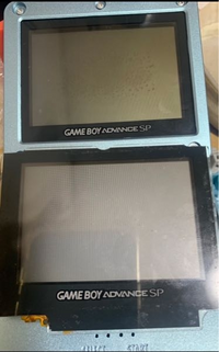 ゲームボーイアドバンスの液晶画面の故障について - 約1年ぶりに