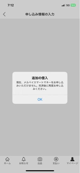 メル75674ページ 他の方のご購入お控え下さい。 メルペイスマートマネーについての質問です。 - 今まで何事もなく追加
