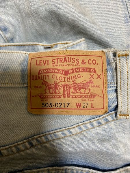 リーバイス505-0217これはパチモンでしょうか？セカスト - Yahoo!知恵袋
