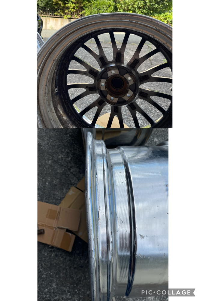 この程度のホイールの歪みは、使用できるでしょうか？エア漏れもブレも