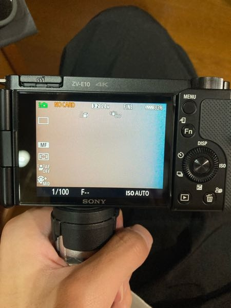 zv-e10カメラの画面が映らないのですがどうしたらいいでし