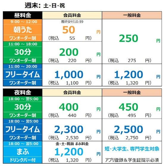 まねきねこ 料金 その他