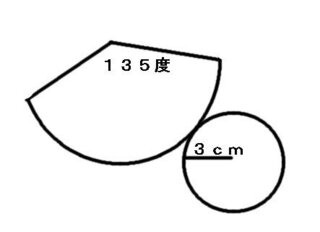 数学おうぎ形 下図は円錐の展開図である 組み立ててできる円錐の表面 Yahoo 知恵袋