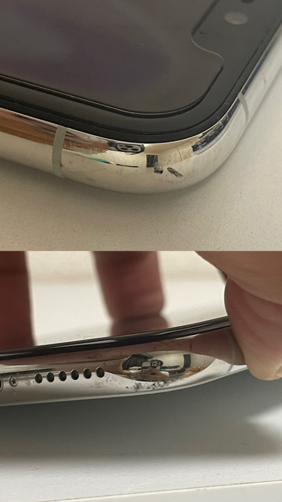 Appleのiphone下取りについて教えて下さい。この程度の傷、汚れ