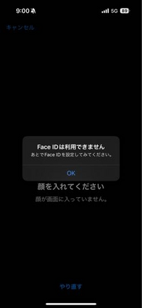 フェイスIDが登録できませんiPhone15プロですどうした フェイスIDが登録できませんiPhone15プロですどうした