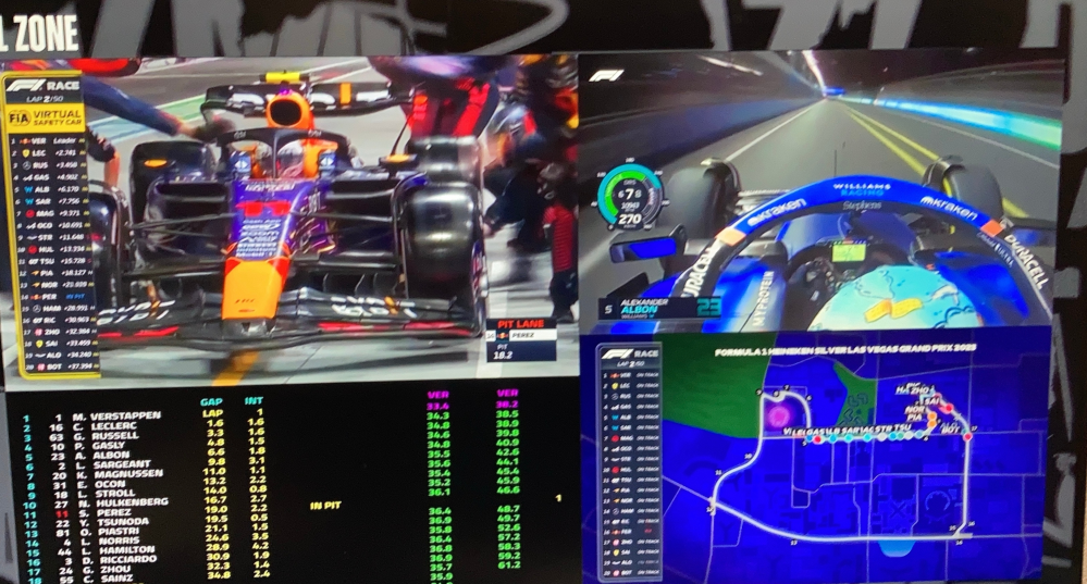 緊急です！ DAZNでf1を見てるんですけど、DAZNだと、ドライバーのポジション、コースマップ、オンボードなどと、画面が分かれているのは変えられないですか？国際映像をフル画面で見たいです。