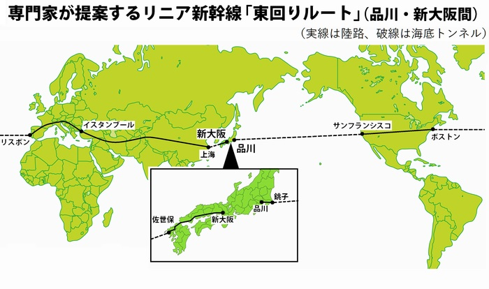 リニア新幹線の東回りルートが検討されてるそうですが、海底部分はともかく、アフガニスタンやパキスタンやイランを通るのは、いかにも危なくないですか？ それと中国は、日本の資本で中国国内に新幹線を引くことを了解してくれるのでしょうか？