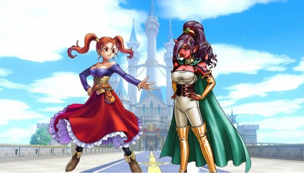 ドラクエ8に登場するゼシカ(左)とドラクエ10に登場する賢者ルシェンダ