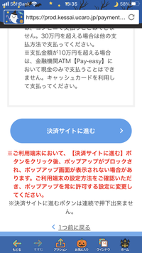 大学受験の出願の際、決済方法から先に進めません、、ボタンを押