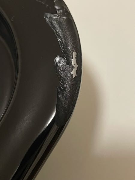 オーブンレンジの天板の角の表面が破損して欠けてしまいました。この天 ID:G60179127　電子レンジ　天板ヘコミ有