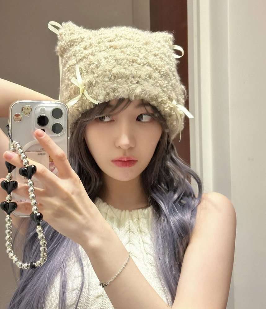 LESSERAFIMの宮脇咲良ちゃんが作っていたニット帽を作 - Yahoo!知恵袋