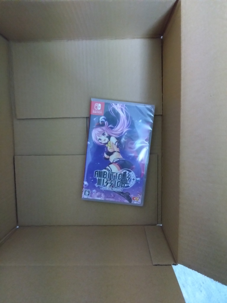アマゾンでSwitchのゲームを予約したら、発売日に届いたのですが
