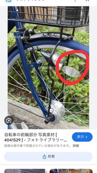 自転車の前輪部分の、楕円形のプラスチックみたいなやつが壊れて... - Yahoo!知恵袋