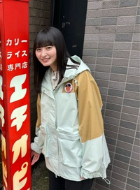 ウォーキングのひむ太郎の時に
乃木坂46の遠藤さくらさんが着てるこのマウンテンパーカーどこのかわかる方いらっしゃいますか？？ 