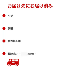 至急お願いします！日本郵便の荷物追跡についてです。配達完了（◯◯郵便局... - Yahoo!知恵袋