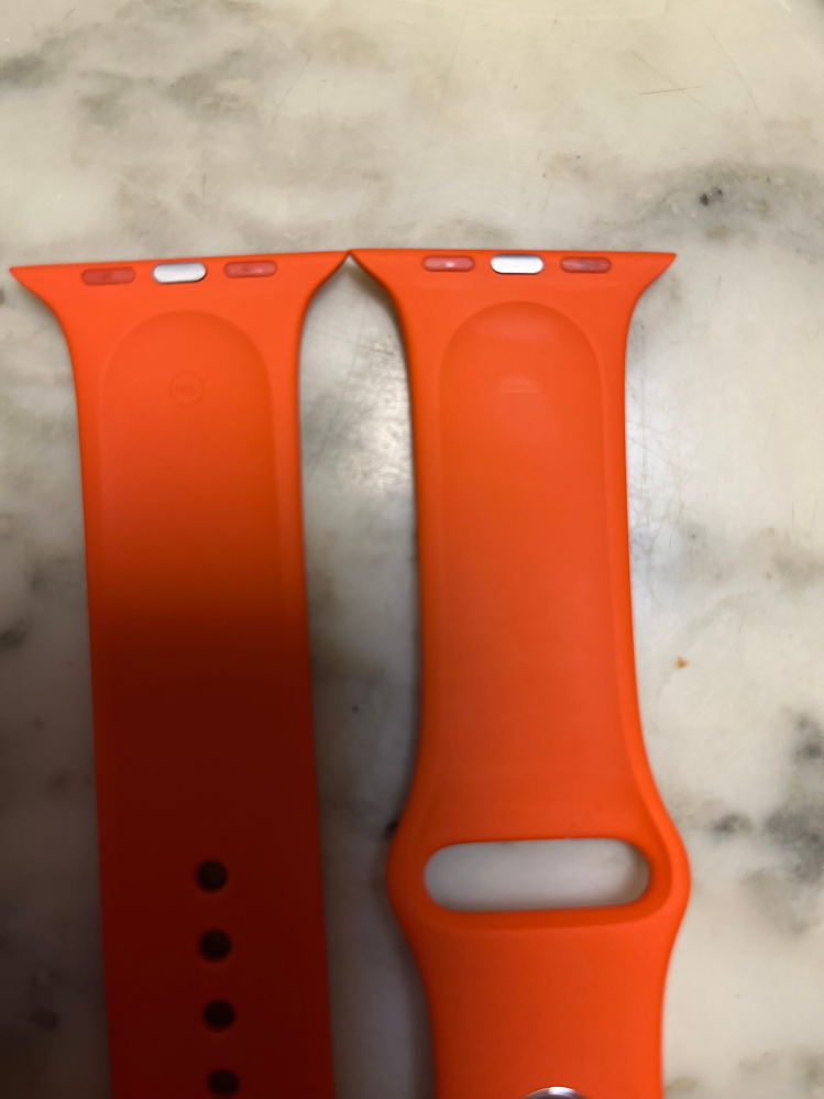 2716 Apple Watch エルメス オレンジ スポーツ シリコンバンド