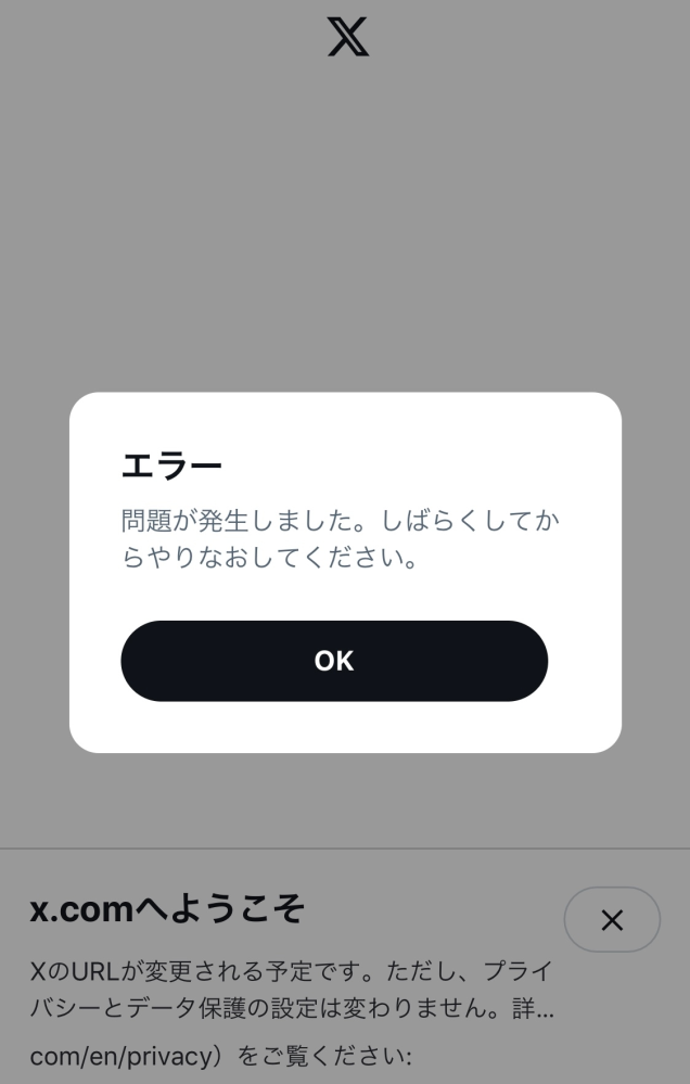 ブラウザ版twitter(x)にログインしようとするとエラー - Yahoo!知恵袋