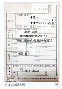 先日郵便局から居住確認のお伺いハガキが届いていたので記入しポ 