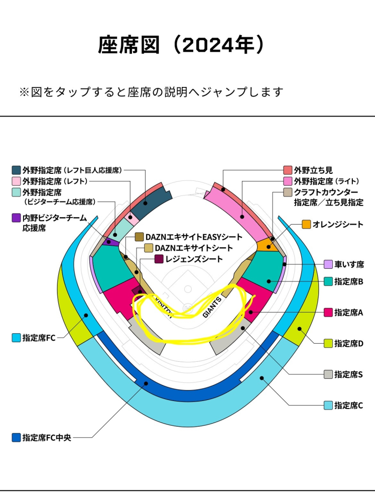 東京ドームの座席表を見てたんですけどバックネット裏？には誰も座らないん... - Yahoo!知恵袋