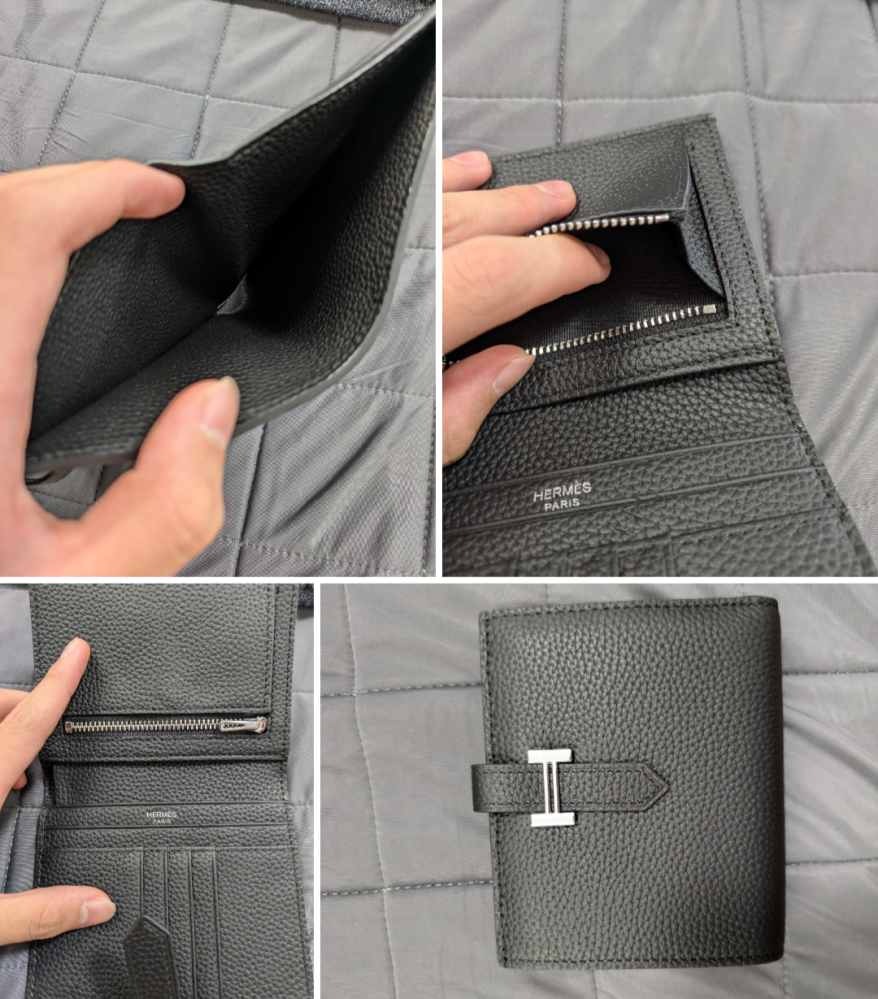 エルメスのべアンコンパクトについて質問です。メルカリでエルメ エルメスのべアンコンパクトについて質問です。メルカリでエルメ