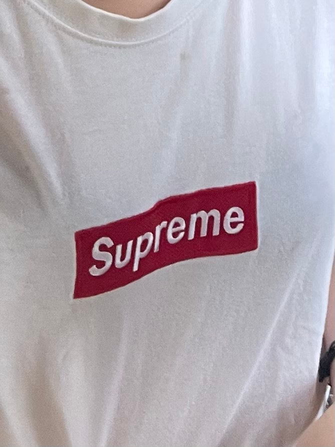 supremeについて質問です！ - 古着屋さんで購入したボックスロゴ 