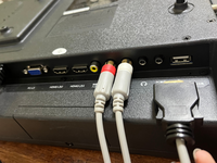 3色端子がないのですが、このテレビではwiiはできませんか