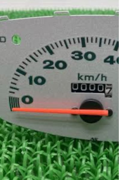 ライブディオ AF34.AF35 零ZERO130kmメーター　 針折れ　完動品 ライブディオZXAF35のスピードメーターの赤い針が折れてしまったので