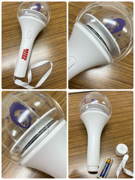 iniのペンライトを購入したのですが、1度使用した際にロゴの青い部分が