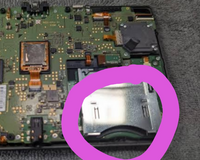 3dsを分解したところこの部分にマーカーで謎の番号が書き込まれ