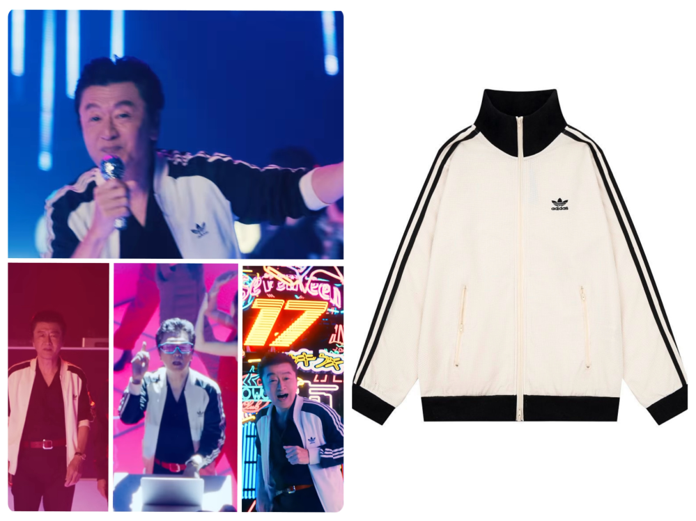 画像(左側)に載っているadidasのトラックジャケットはどの商品なの