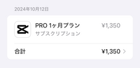 CapCutのproの解約する方法教えてください！
調べてもよく分かりません。これって自動でお金が引き落とされて月ごとに更新しますか？
月プランだから１ヶ月で終わりですか？ 