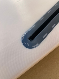 ロングボード　発送はできません サーフボードについて質問です。先日ネットで中古を購入し、爪の