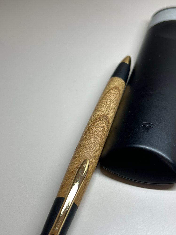 ほとんど使っていない中古の欅のボナンペンを購入したんですが