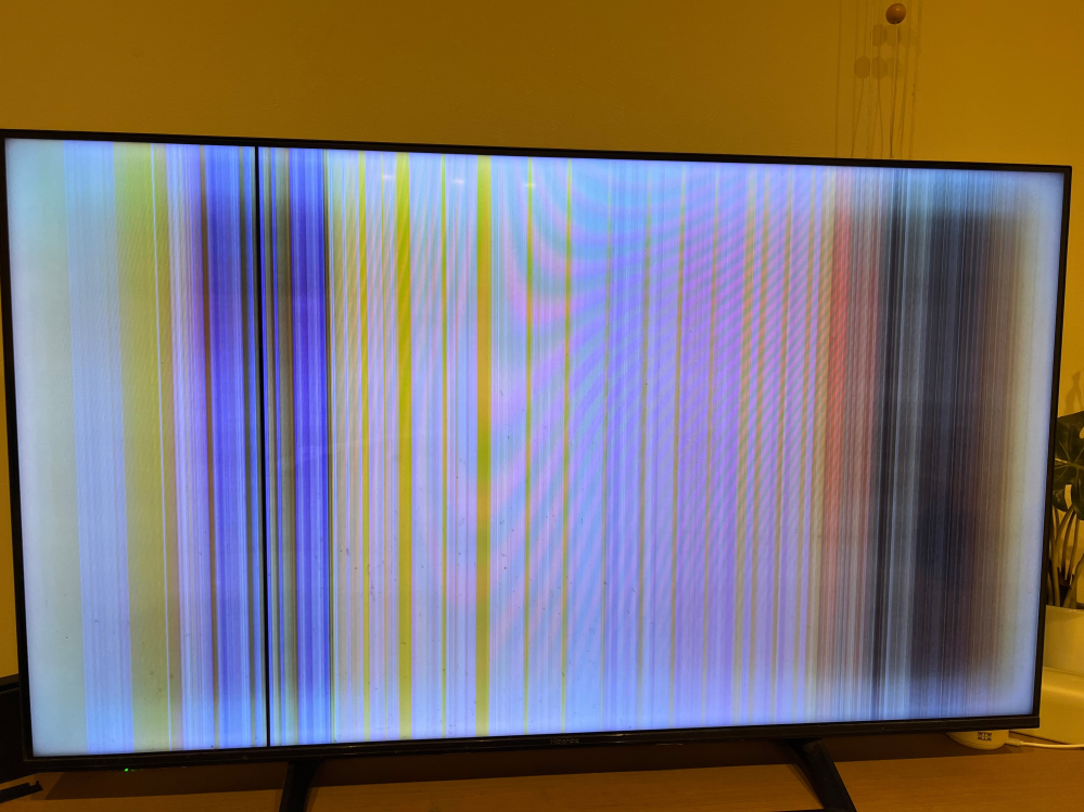 ハイセンスのテレビの故障について - 先ほど急にテレビの映像が写