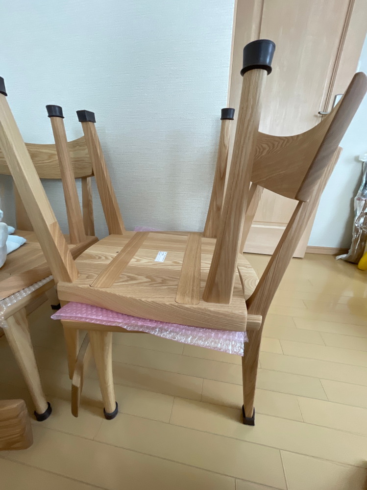 ②イス2脚セット 梱包・発送たのめる便の関係上2つのページで購入する