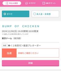 12月にBUMPOFCHICKENのライブ、東京ドーム公演に行くのです... - Yahoo!知恵袋