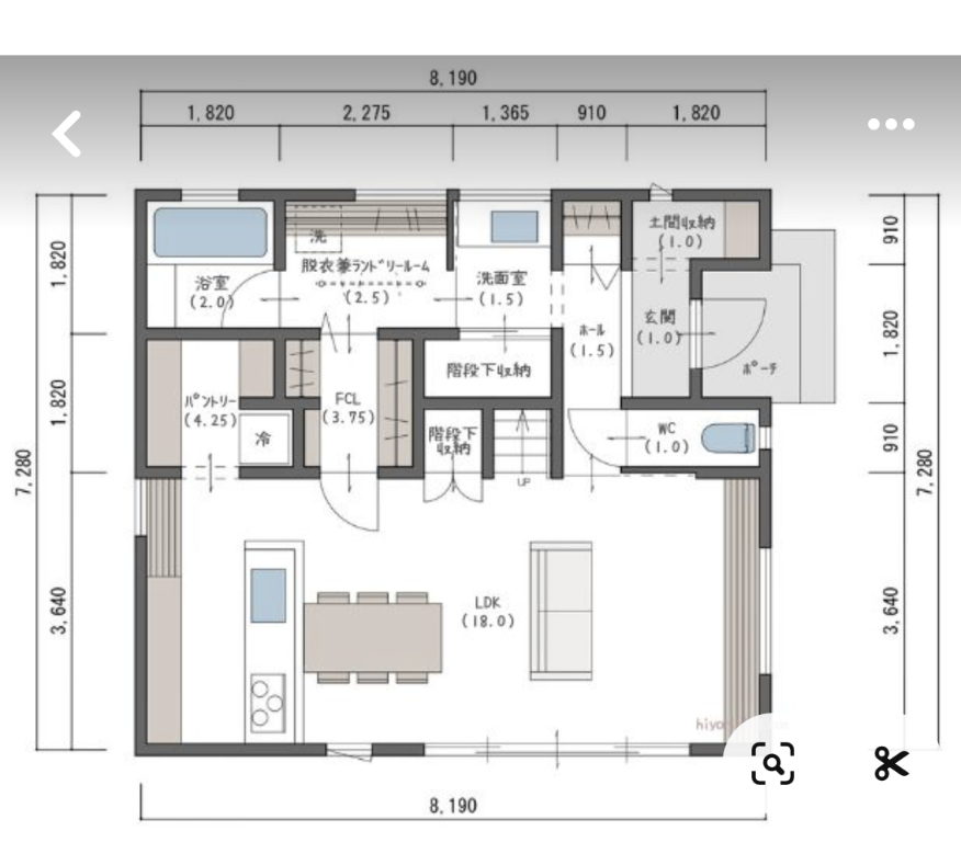 初めて質問させていただきます。 今家を購入予定です。 間取りに悩んでいます。 老後のことを考えて引き戸のトイレが良いのですが、こちらを引き戸にすると変更点が沢山あるような気がします。 理想の間取り図を発見したのですが ●こちらのトイレを引き戸にするには どうすれば良いか教えていただきたいです。 私は玄関扉を開けて目の前に壁が理想で、横長の玄関希望です。コートクロークもあり、視界に入らない靴棚も理想の間取り図なのですが、トイレだけ引き戸にしたいです。畳数をなるべく広げずトイレを引き戸にするアイディアをお持ちの方いらっしゃいましたら教えていただきたいです。 音漏れのこともあり出来たらリビング側ではなく今靴棚側にくるのが理想です。 ●この間取り図でデメリットもありましたら 教えてください。 長々とすみません。 よろしくお願いいたします。