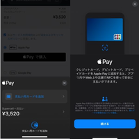 Appleペイについての質問です。

オンライン上で買い物をする際、 Appleペイを使用しようとしたところ写真の左側が表示され、支払いカードを追加、を押すと右の表示になりカードの情報を登録するように誘導されました。

自分は既にAppleペイにSuicaを登録てるんですが、それで支払う事は出来ないんでしょうか？

支払い用カードを追加の選択肢しかないのですが、Suicaが支払い用カードにな...