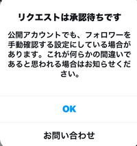 インスタの『リクエストは承認済みです』について質問です！インスタの有名... - Yahoo!知恵袋