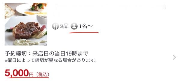 これは2人で行く場合、1人が5000円で合計10000円ということですか？