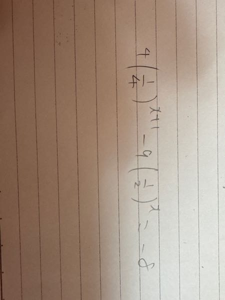 この問題のやり方を教えてください。 答えはx=0 , 3です。