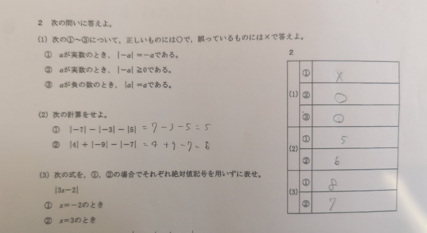 これって合ってますか？高校数学です