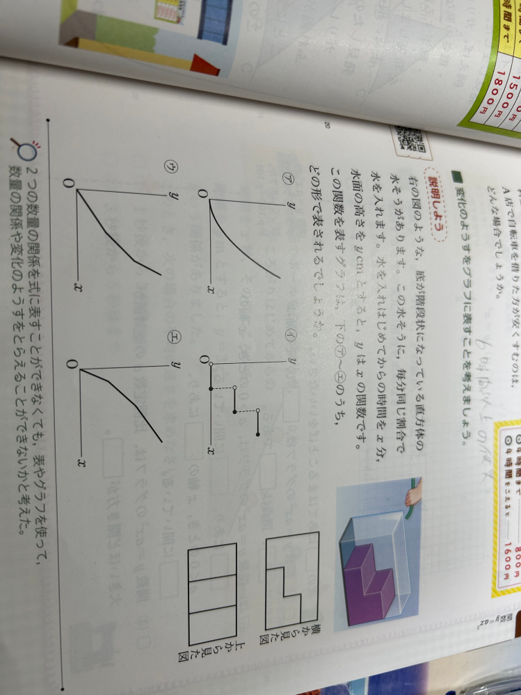 至急解答していただきたいです！！ 中3数学 関数の利用です これの答えってエですか？