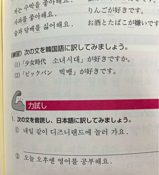 この韓国語の教科書、2011年初版なんですが この例文に時代を感じるのは私だけでしょうか？