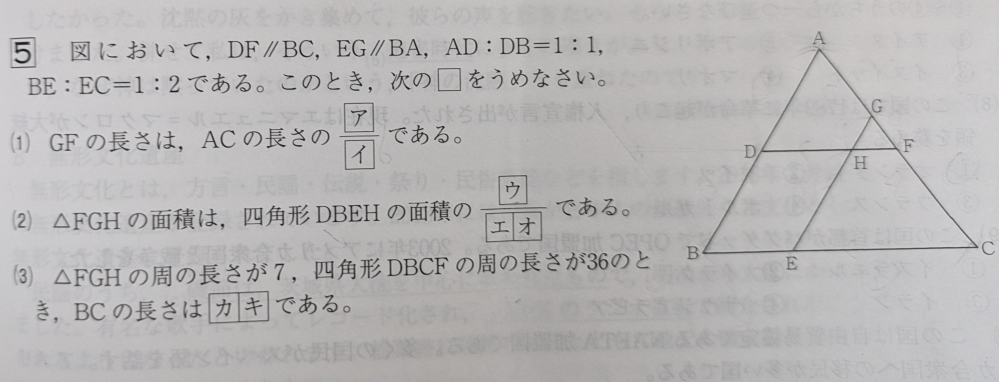 中学 数学 図形 解説をお願いします