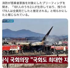 韓国飛行機事故 事故の原因、コンクリートの壁 David Learmount（航空安全専門家）