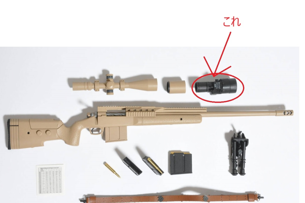 クリス・カイルのTAC338に付けていたこの光学機器は何でしょうか？ またエアソフト用でレプリカはありますか？