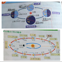 至急お願いします！
中3の理科です、

しし座は春だ！と思っていたのですが下の画像の下側のように９月なのはなぜですか？ なぜ上と下の画像で星座による季節が違うのか分からなくなり、頭がこんがらがっています。