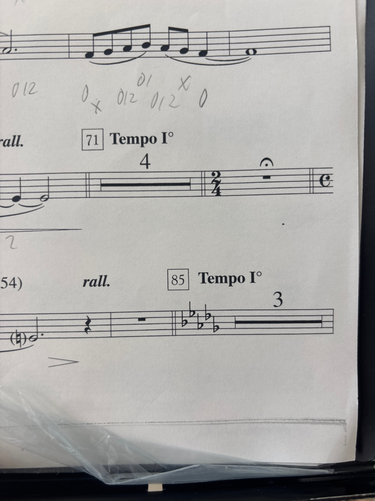 この「tempo I°」ってなんですか？ tempo Iははじめの速度にもどると言う意味であることは知っていますが、丸がつくと何か変わりますか？